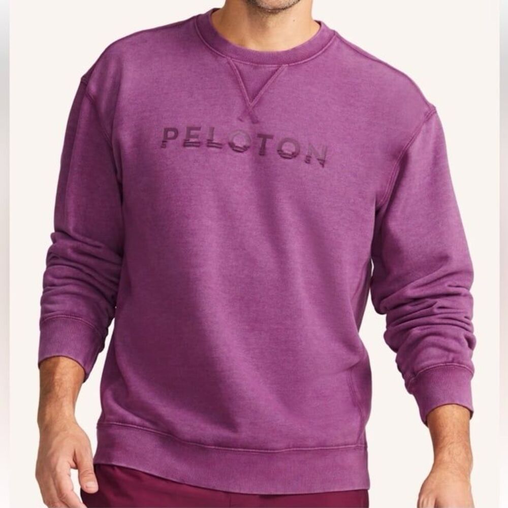Peloton Mens Sweatshirt Purple XXL EUC